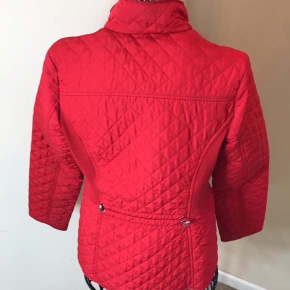 Weatherproof Quilted Red Jacket Size Medium - Picture 6 of 13